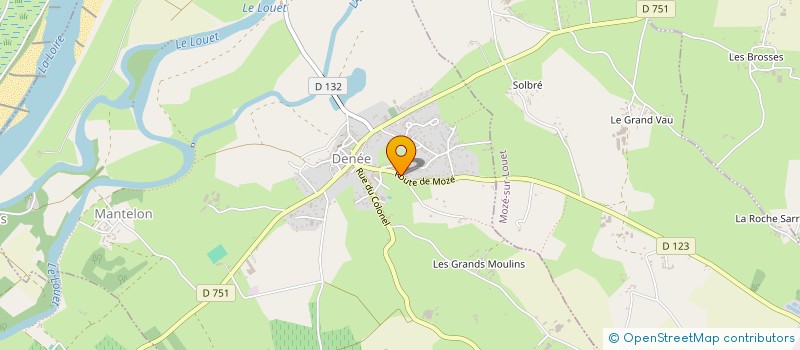 localisation de l'entreprise AJAA  DENEE