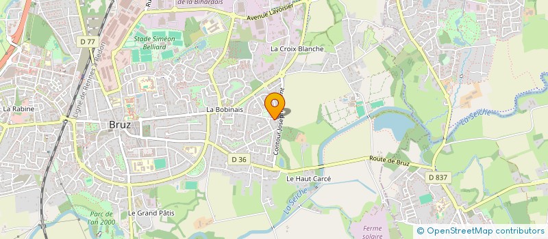 localisation de l'entreprise AJAAD  BRUZ