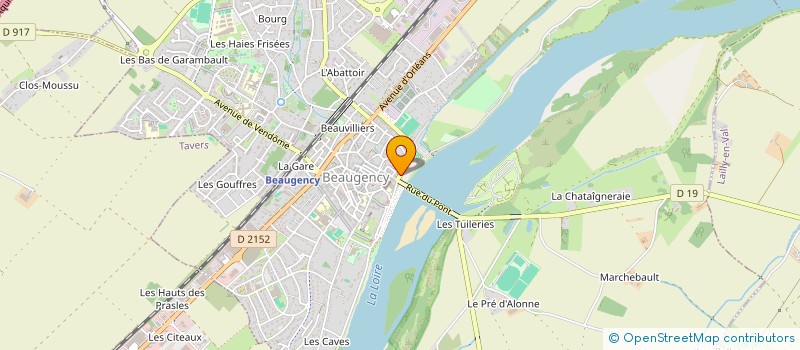 localisation de l'entreprise AJABEL  BEAUGENCY