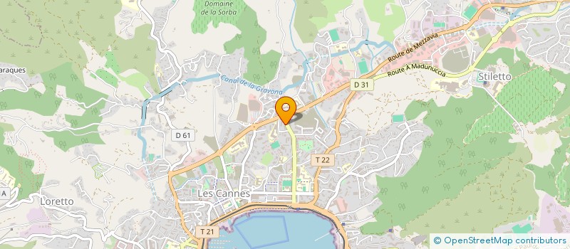 localisation de l'entreprise AJACCIENNE DE TRAITEMENT INFORMATIQUE à AJACCIO