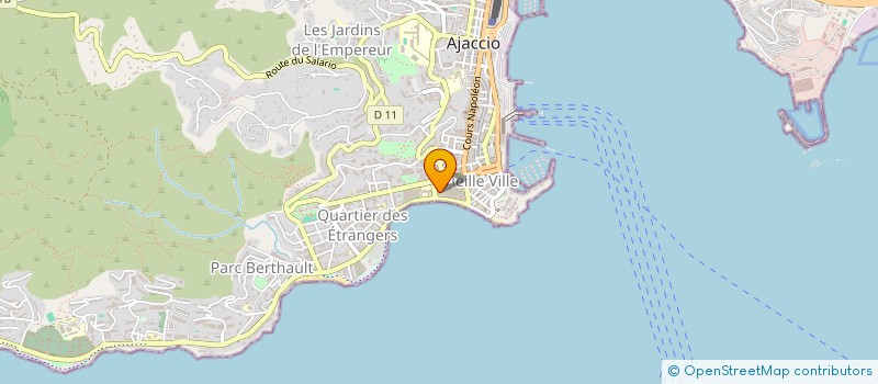 localisation de l'entreprise AJACCIENNE DU MEUBLE à AJACCIO