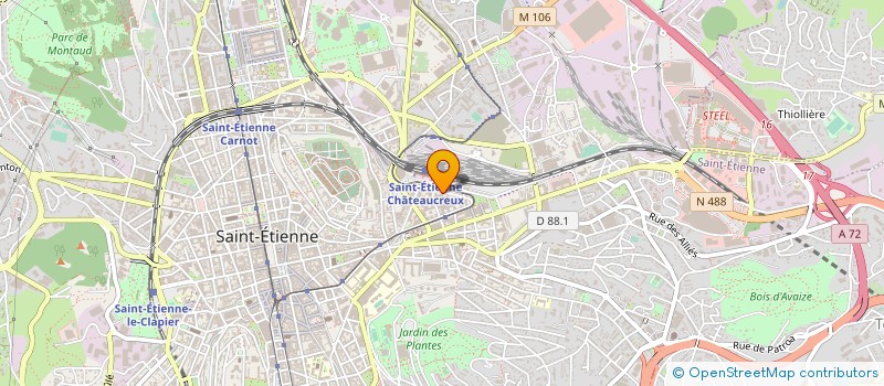 localisation de l'entreprise AJACCIO ATRIUM  SARROLA-CARCOPINO