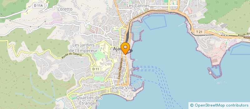 localisation de l'entreprise AJACCIO AUTO RAPID'SERVICES à AJACCIO