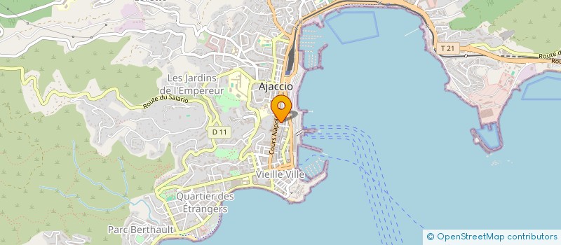 localisation de l'entreprise AJACCIO CONSEIL DECO à AJACCIO