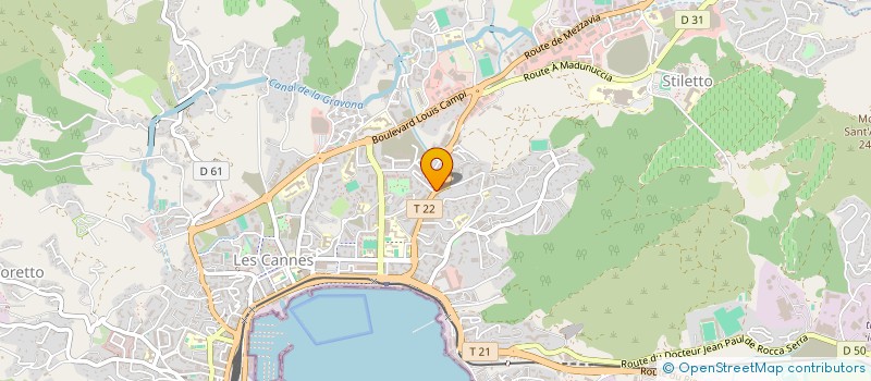 localisation de l'entreprise AJACCIO LAVERIE AUTOMATIQUE à AJACCIO