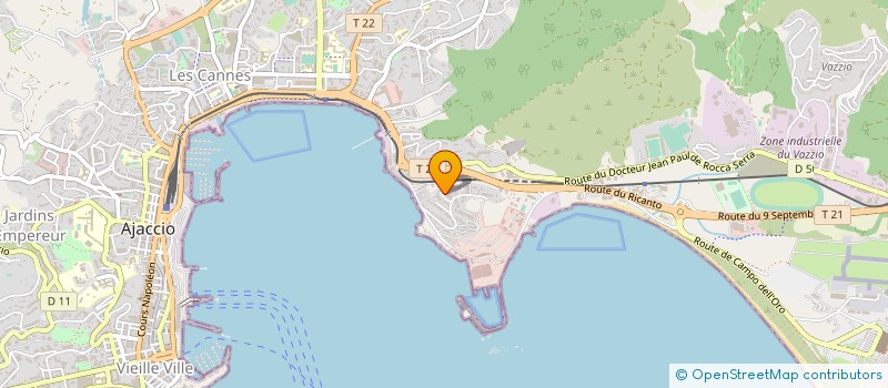 localisation de l'entreprise AJACCIO PRESTATIONS NAUTIQUES à AJACCIO
