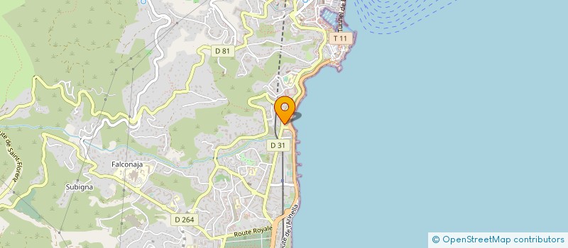 localisation de l'entreprise AJACCIO - RESIDENCE U CANDELLU à BIGUGLIA