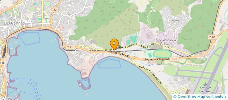 localisation de l'entreprise AJACCIO RESTAURATION à AJACCIO