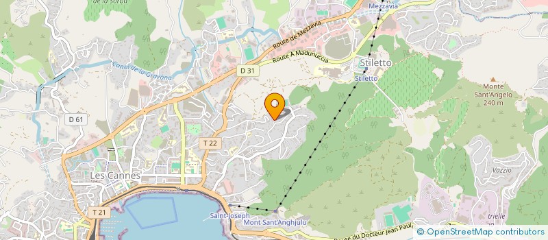 localisation de l'entreprise AJACCIO SPORT SANTE  AJACCIO