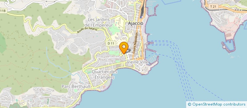 localisation de l'entreprise AJACCIO TRANSPORTS à AJACCIO