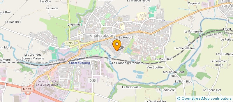 localisation de l'entreprise AJAG  CHATEAUBOURG