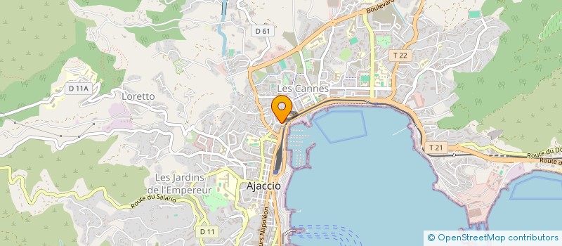 localisation de l'entreprise AJALFREDIMMO à AJACCIO