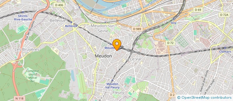 localisation de l'entreprise AJAM à MEUDON