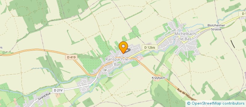 localisation de l'entreprise AJAPVH  RANSPACH-LE-BAS