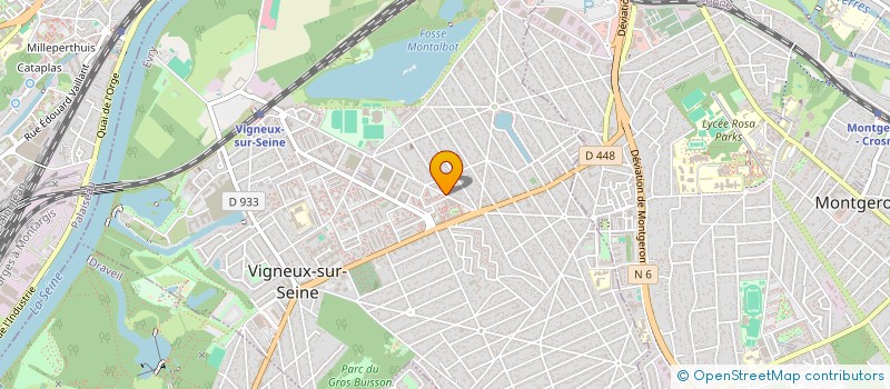 localisation de l'entreprise AJAR à VIGNEUX-SUR-SEINE