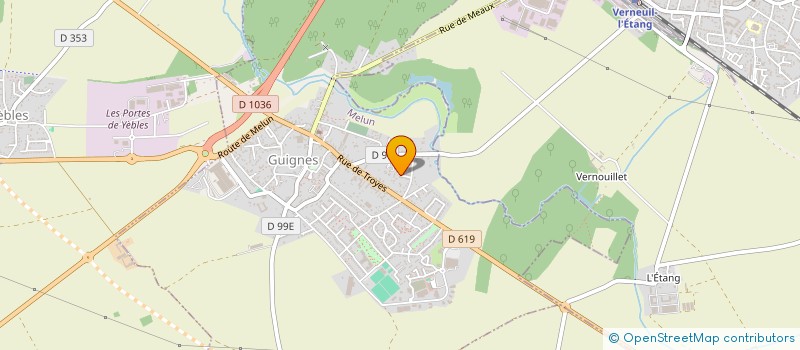 localisation de l'entreprise AJARDIPARC à GUIGNES