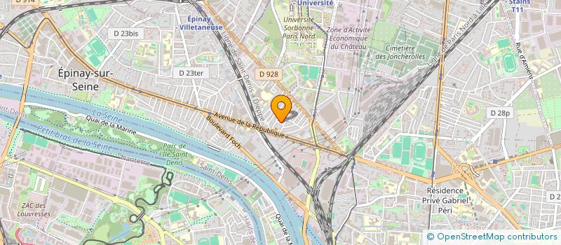 localisation de l'entreprise AJAS  EPINAY-SUR-SEINE