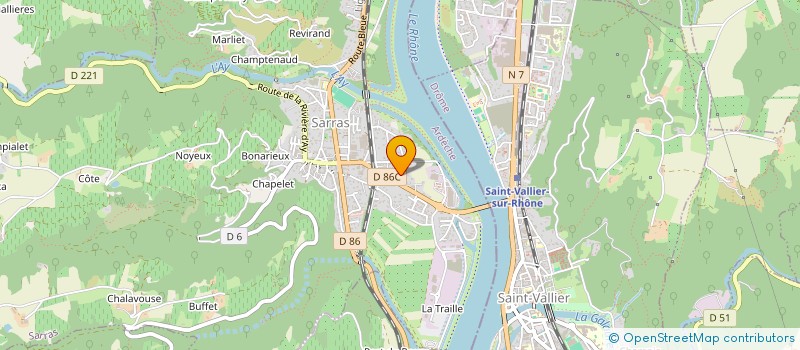 localisation de l'entreprise AJASSE  SARRAS