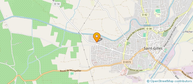 localisation de l'entreprise AJASSE  SAINT-GILLES