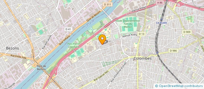 localisation de l'entreprise AJAXECO  COLOMBES