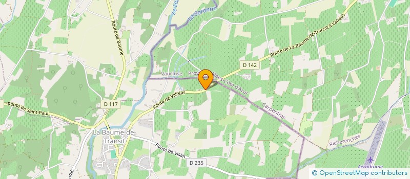 localisation de l'entreprise AJAY MONTAGE  LA BAUME-DE-TRANSIT