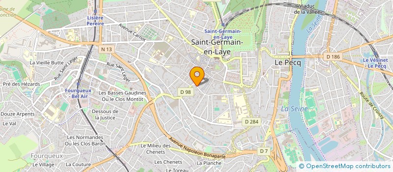 localisation de l'entreprise AJB  SAINT-GERMAIN-EN-LAYE