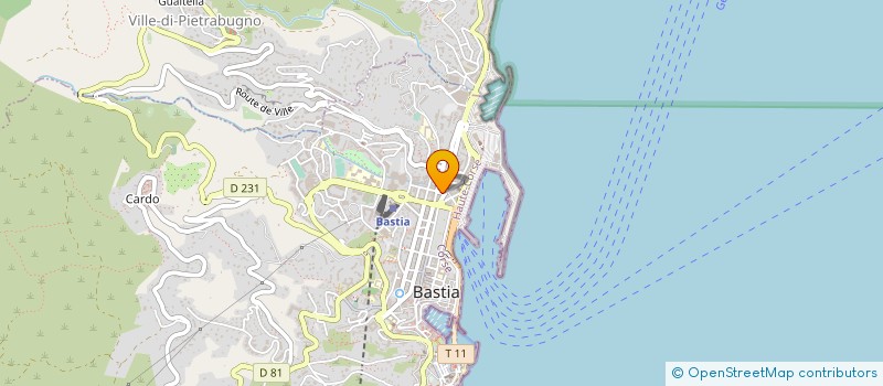 localisation de l'entreprise AJB à BASTIA
