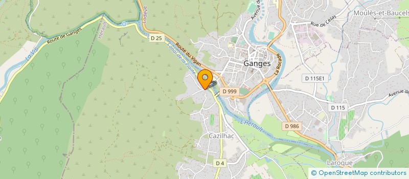 localisation de l'entreprise AJB GESPAT  CAZILHAC