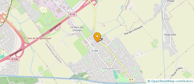 localisation de l'entreprise AJB LA GRANDE PORTE  TETEGHEM-COUDEKERQUE-VILLAGE