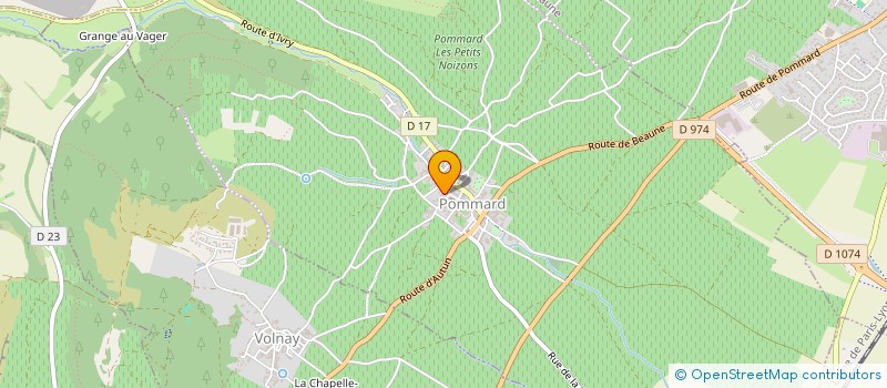 localisation de l'entreprise AJB PATRIMOINE  POMMARD