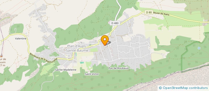 localisation de l'entreprise AJB RENOV  PLAN-D'AUPS-SAINTE-BAUME