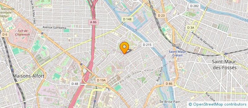 localisation de l'entreprise AJB SERVICES SARL  MAISONS-ALFORT