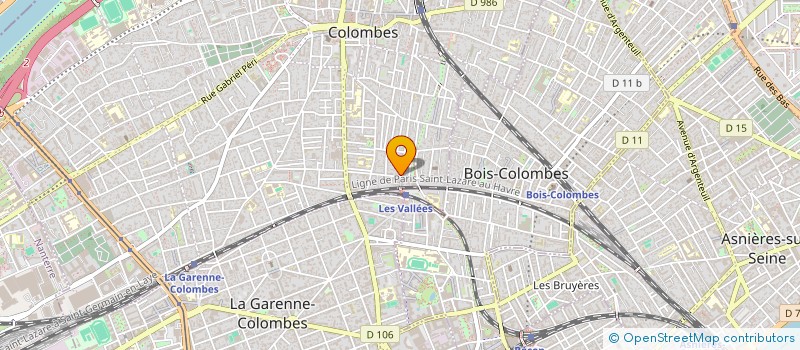 localisation de l'entreprise AJBC INGENIERIE à COLOMBES