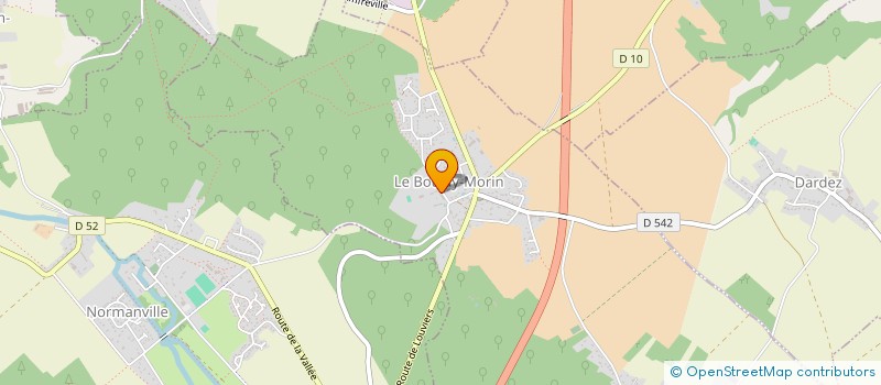 localisation de l'entreprise AJBDO  LE BOULAY-MORIN