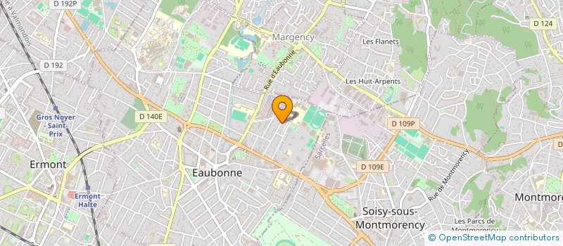 localisation de l'entreprise AJC  EAUBONNE