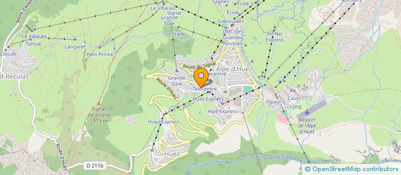 localisation de l'entreprise AJC  HUEZ