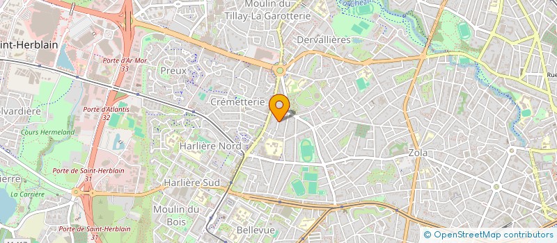 localisation de l'entreprise AJC à NANTES