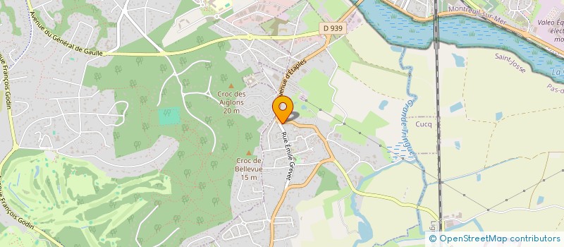 localisation de l'entreprise AJC  CUCQ