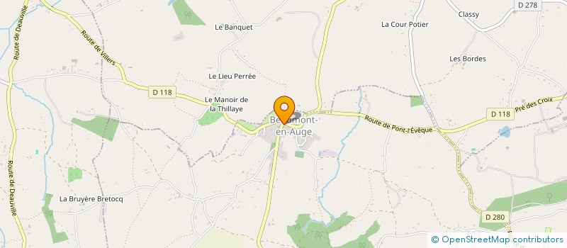 localisation de l'entreprise AJC  BEAUMONT-EN-AUGE