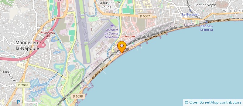 localisation de l'entreprise AJC à CANNES