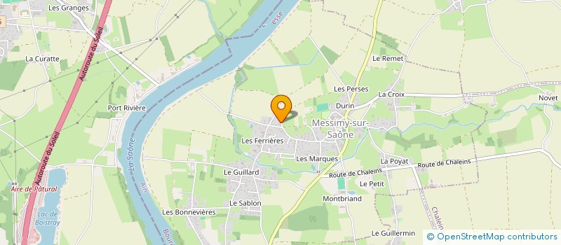 localisation de l'entreprise AJC+ à MESSIMY-SUR-SAONE