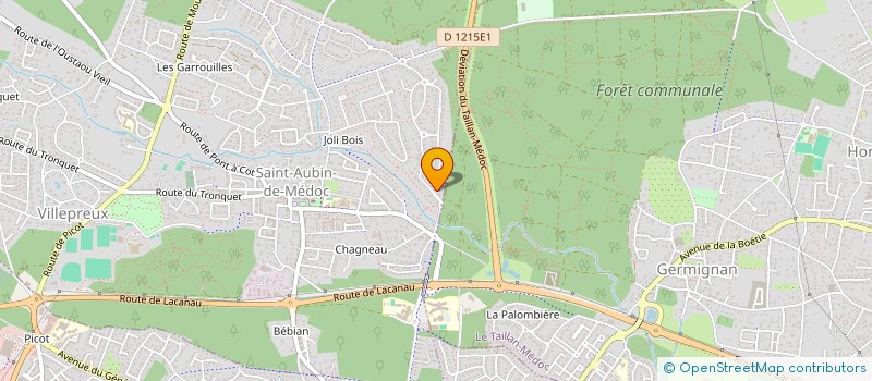 localisation de l'entreprise AJC  SAINT-AUBIN-DE-MEDOC