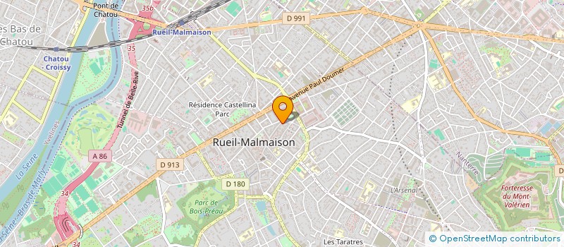 localisation de l'entreprise AJC à RUEIL-MALMAISON