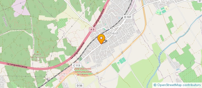 localisation de l'entreprise AJC  UCHAUD