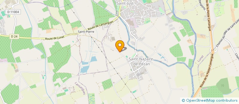 localisation de l'entreprise AJC  SAINT-NAZAIRE-DE-PEZAN