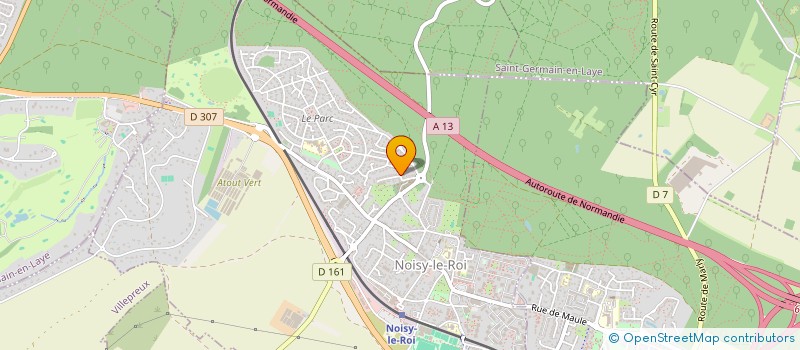 localisation de l'entreprise AJC ASSURANCES & PATRIMOINE  NOISY-LE-ROI