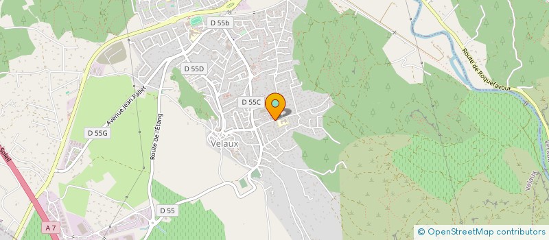 localisation de l'entreprise AJC CONSEIL  VELAUX