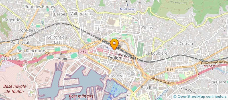 localisation de l'entreprise AJC CONSULTANT  TOULON