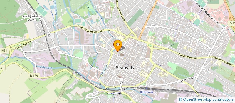localisation de l'entreprise AJC + CONSULTANTS à BEAUVAIS