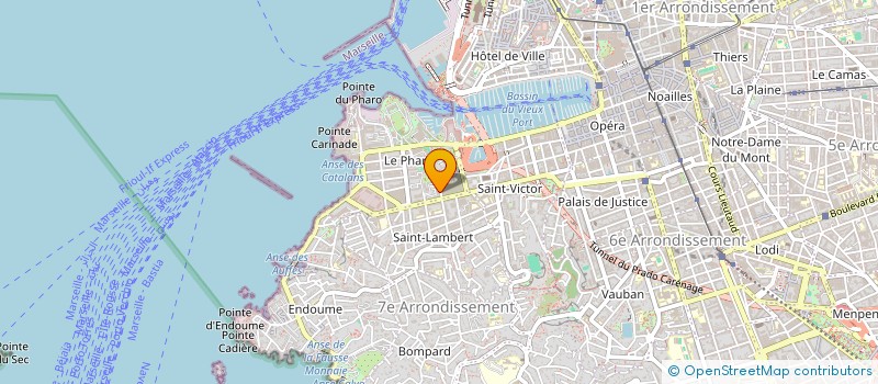 localisation de l'entreprise AJC CONSULTING  MARSEILLE